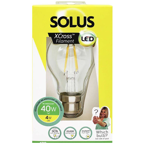 SOLUS 40W = 5W BC A55 XCROSS LED