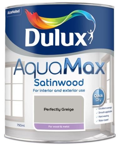 Dulux Aquamax Satinwood Perfectly Greige 750ml