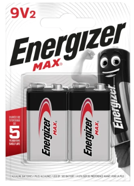  MAX®-9V-Alkaline-Batteries-(Pack-2)