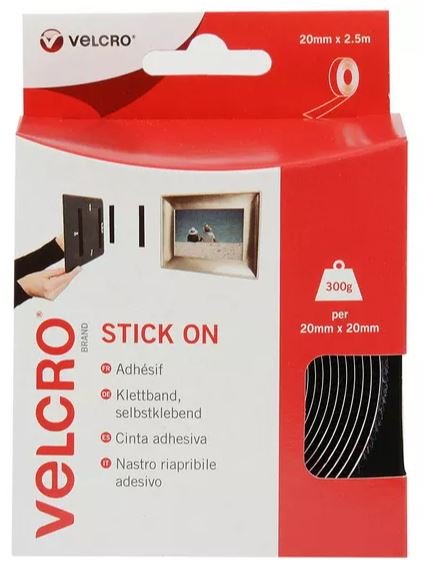 VELCRO-BRAND-STICK-ON-TAPE-20mm-X-2.5M-BLACK