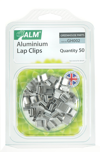 333078 ALM GREENHOUSE Z CLIPS PACK 50