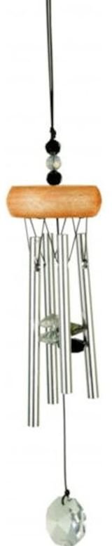 WHITE CRYSTAL WIND CHIME GTC11WT