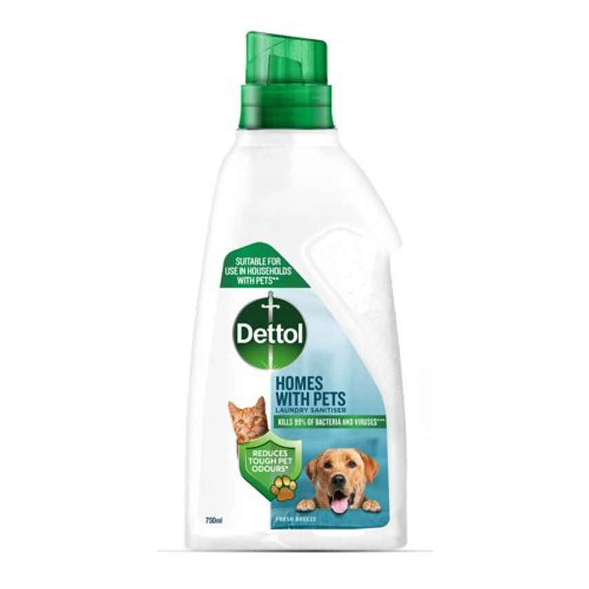 Pet Friendly Anti-Bacterial Laundry Sanitiser Fresh Breeze 750ml